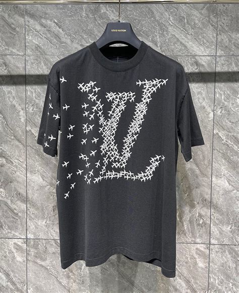 lv planes printed t-shirt price